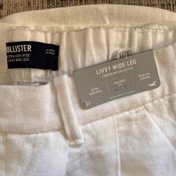 Hollister linen wide leg pants - Picture 6 of 7
